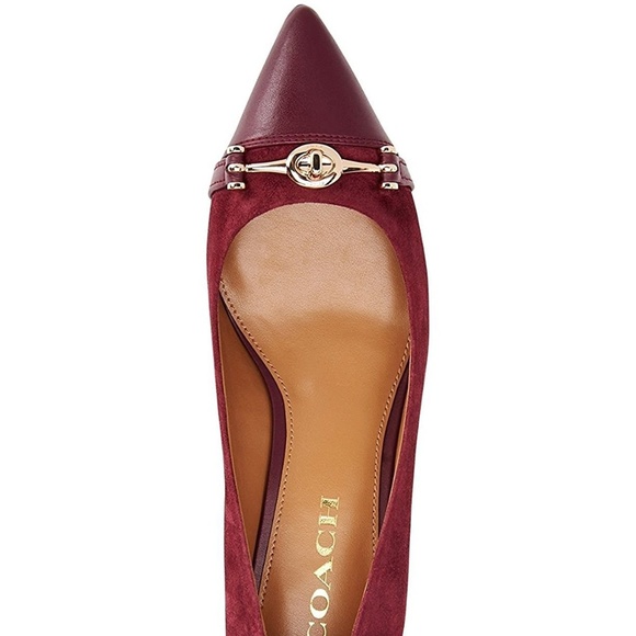 New Coach Lauri Lux Suede Classic Pumps. - Picture 2 of 3